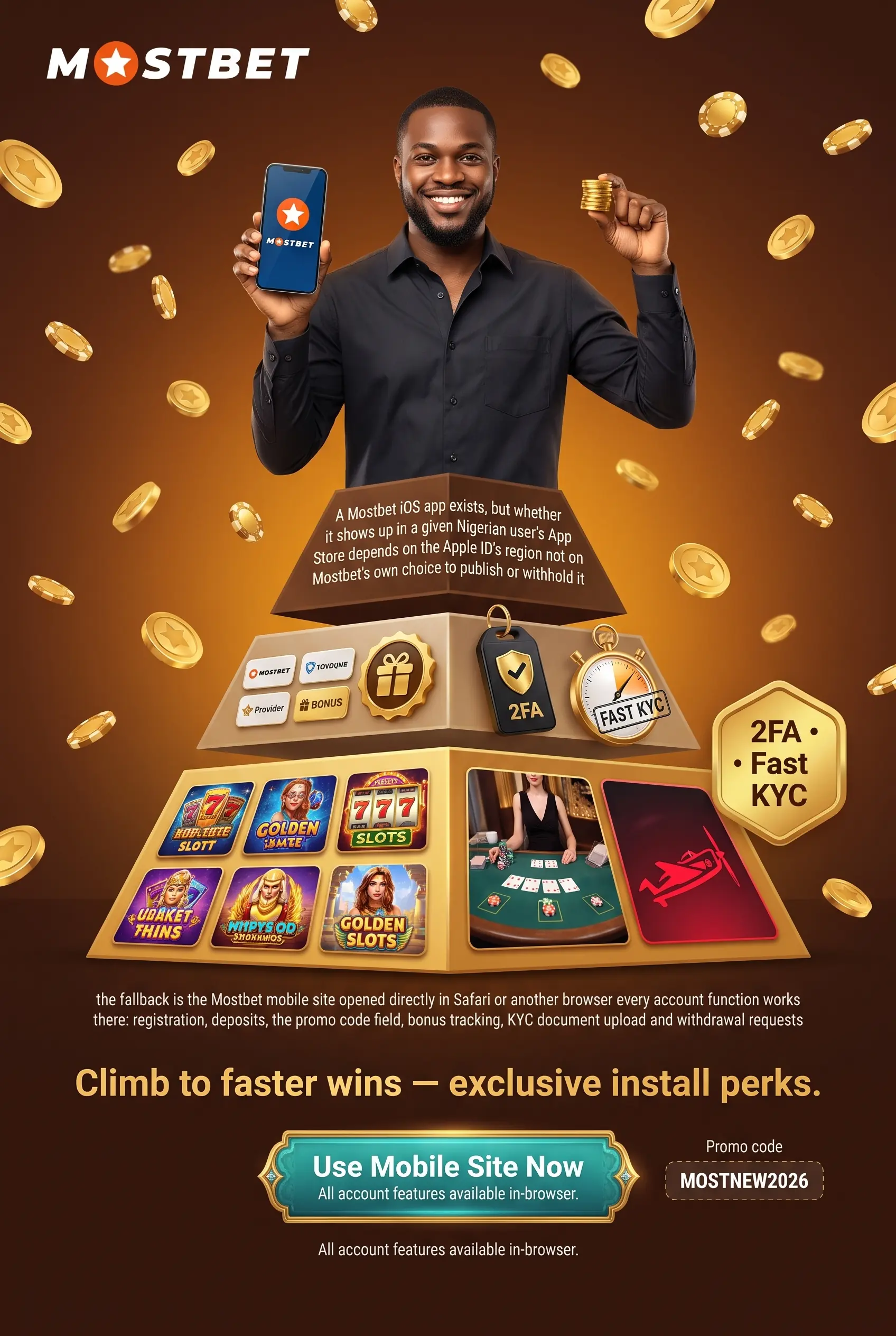 Mostbet iOS app access for Nigerian users