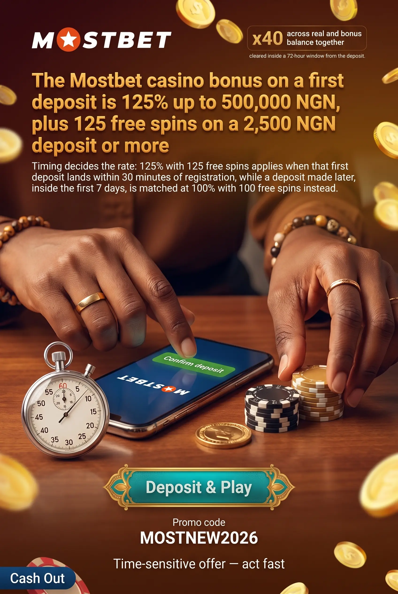 Mostbet casino bonus requirements