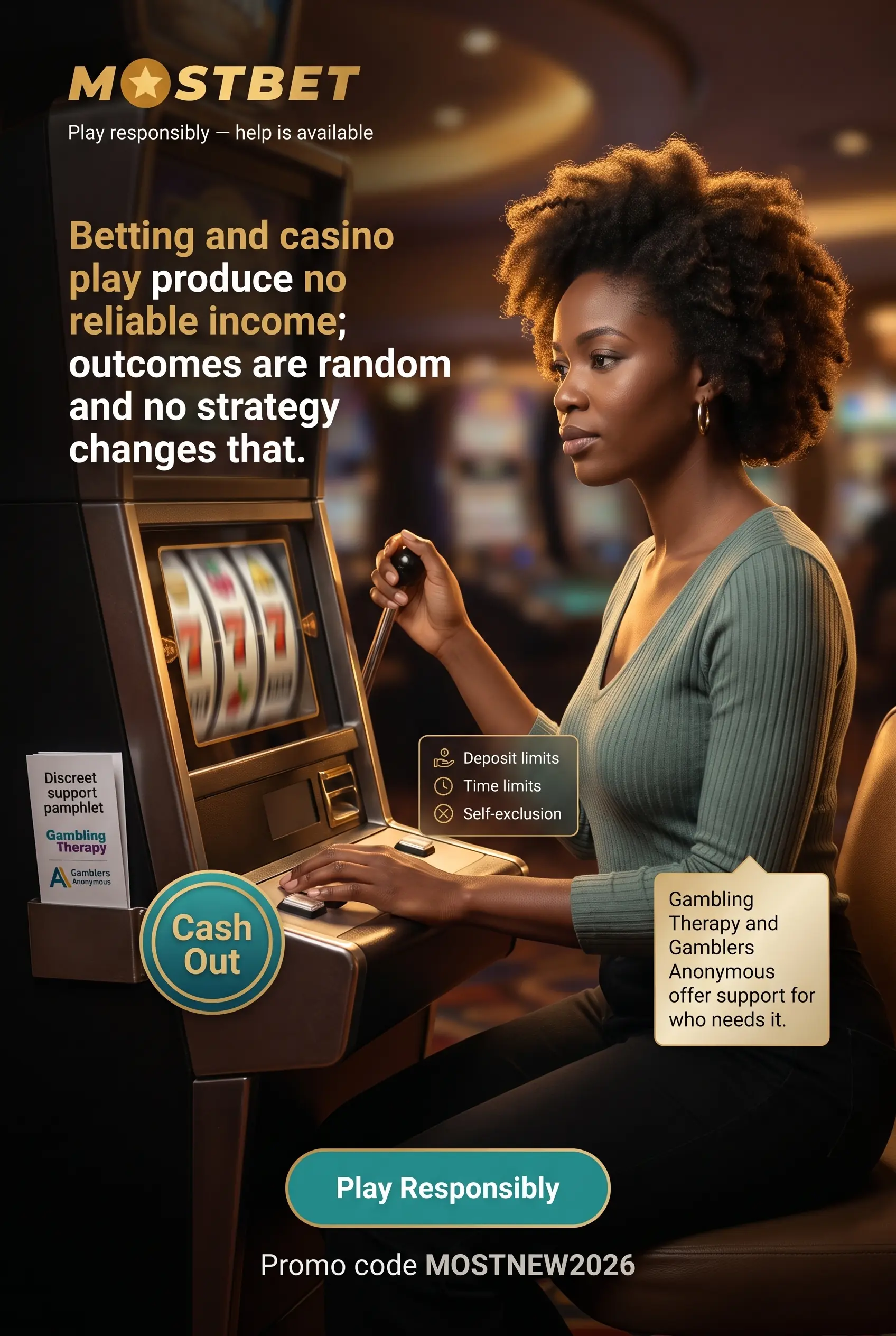 Responsible gambling tools and support