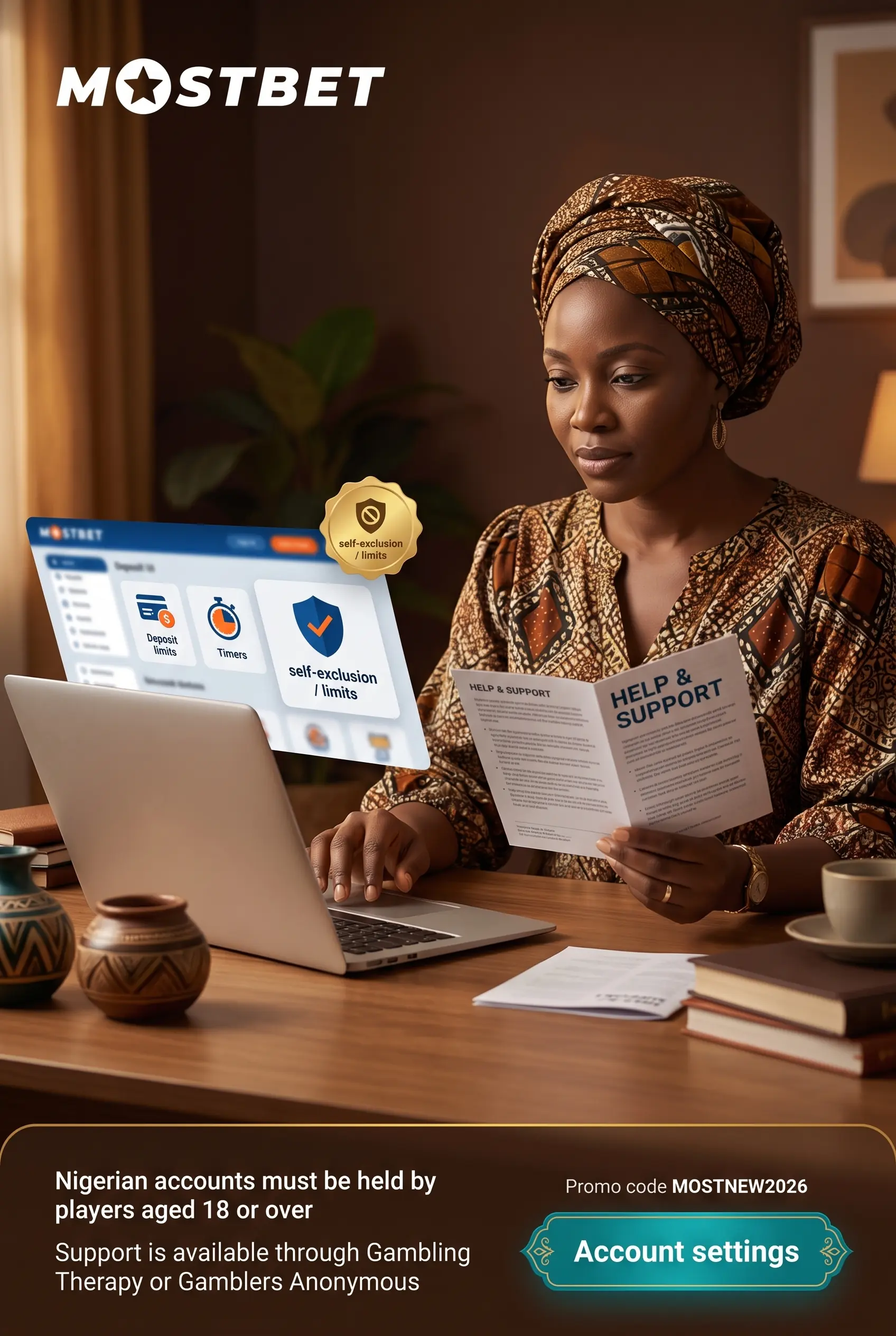 Responsible gambling tools and support